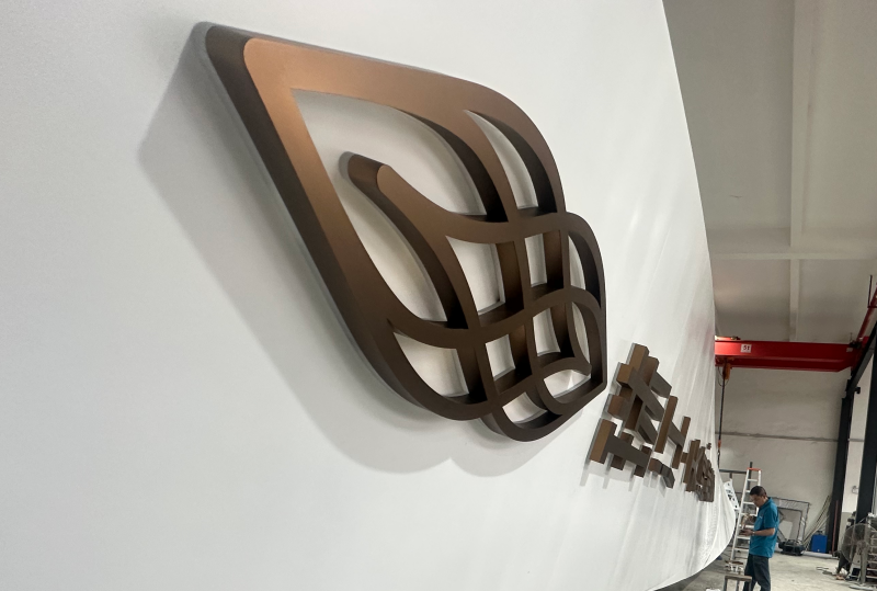 304 Stainless Steel Outdoor Parking Directional Sign